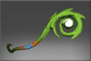 Inscribed Curled Root-Staff